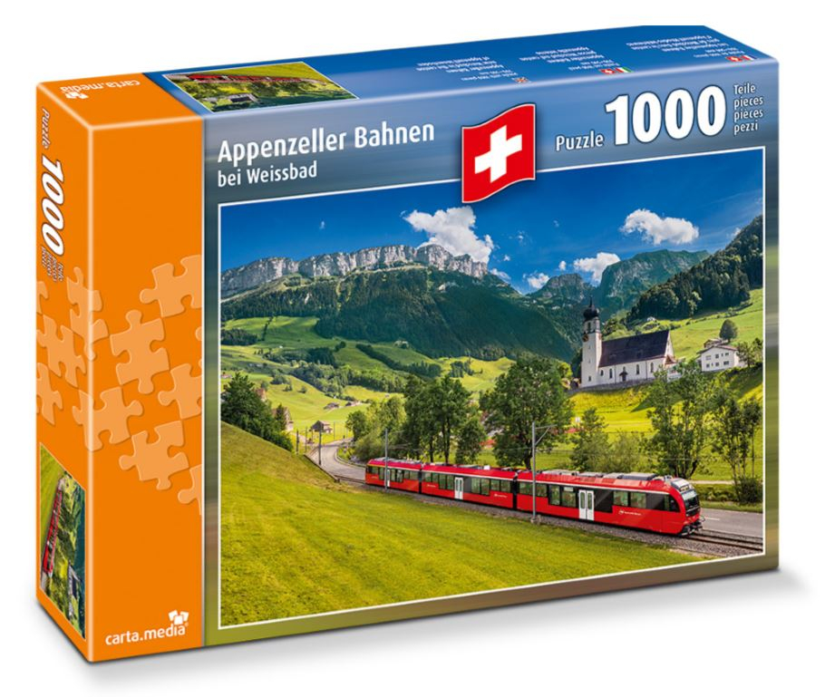 Appenzeller Bahnen bei Weissbad - Puzzle [1000 Teile]