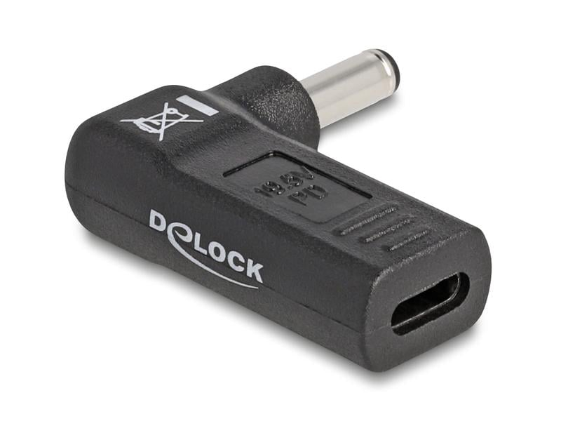 Delock Adapter USB-C zu Dell 4.5 x 3.0 mm 90° gewinkelt, Zubehörtyp: Adapter