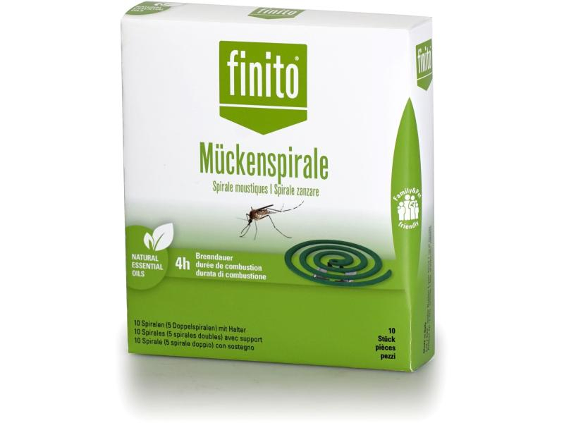 finito green Mückenspirale mit Halter, Für Schädling: Mücken, Anwendungsbereich: In- und Outdoor, Produkttyp: Mückenabwehr