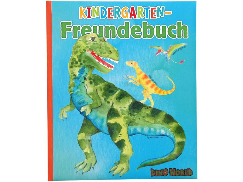 Depesche Freundebuch Dino World 104 Seiten, 18.5 x 22 x 1.5 cm, Motiv: Dinosaurier, Medienformat: 18.5 x 22 x 1.5 cm, Detailfarbe: Mehrfarbig, Altersgruppe: Kinder