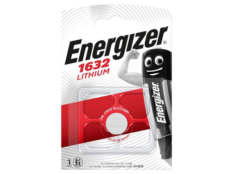 Energizer Knopfzelle Lithium 1632 1 Stück, Batterietyp: Knopfzelle, Verpackungseinheit: 1 Stück