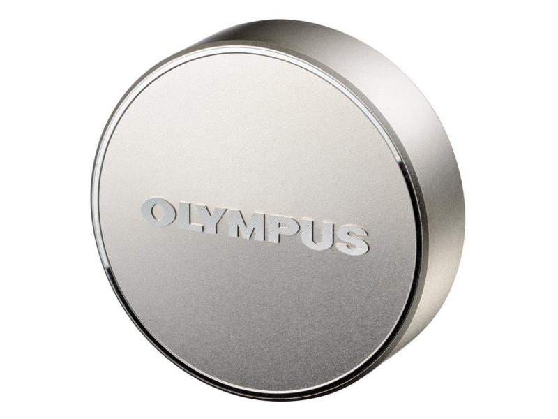Olympus Objektivdeckel LC-61 silber, zu Olympus 75mm 1.8 ED
