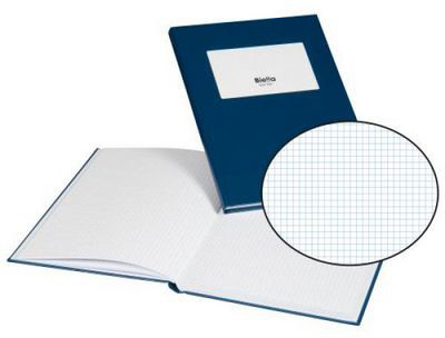 BIELLA Geschäftsbuch A4 601480.05 blau, liniert 80 Blatt