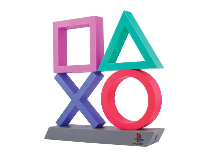 Paladone PlayStation Lampe Icons XL, Höhe: 30 cm, Themenwelt: PlayStation, Stromversorgung: Batteriebetrieb