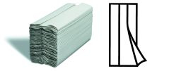 Papier-Falthandtücher | C-Falz | 2-lagig | 250x 310mm | 3840 Stück Papier-Falthandtuch, weisslich, 1-lagig