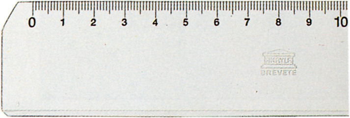 AKRYLA Flachlineal 50cm 42/50 Acryl