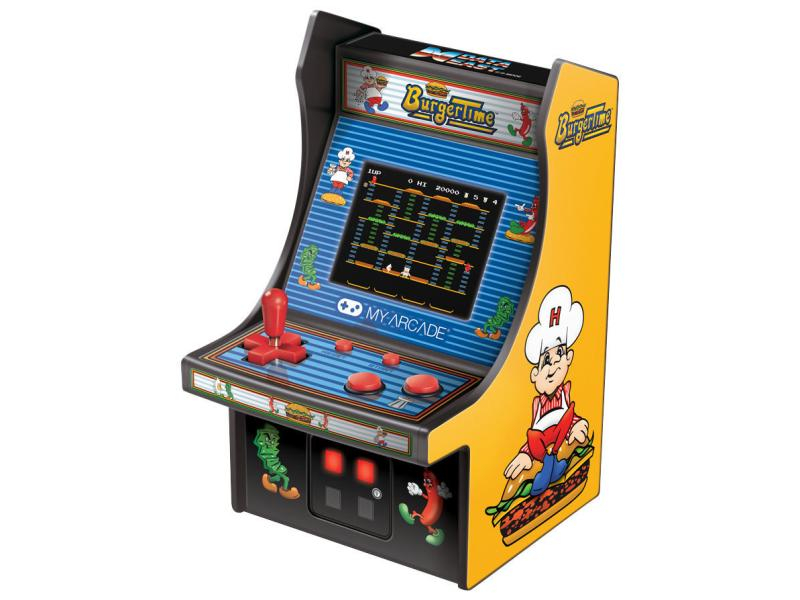 MyArcade Micro Player Burgertime, Plattform: Arcade, Ausführung: Collectors Edition, Farbe: Gelb