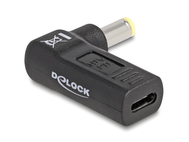 Delock Adapter USB-C zu Acer 5.5 x 1.7 mm 90° gewinkelt, Zubehörtyp: Adapter