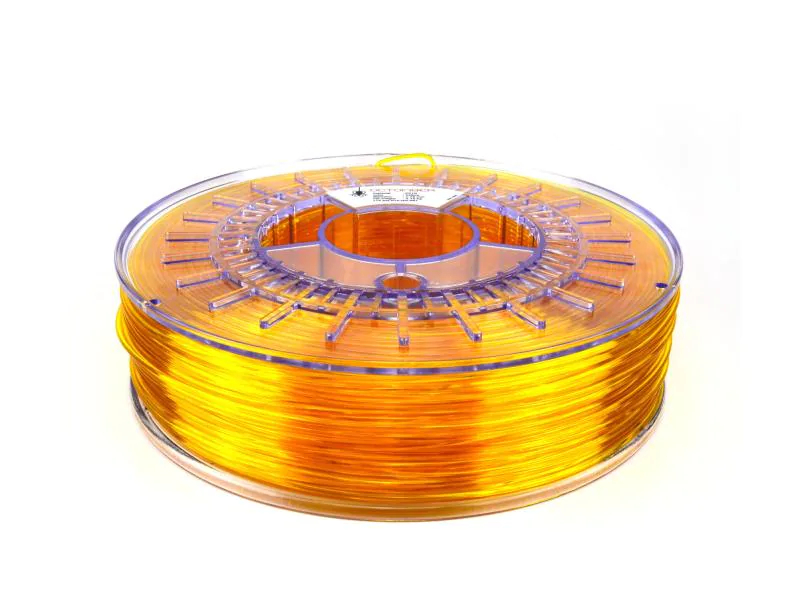 Octofiber Filament PETG PETG Transparent/Gelb 1.75 mm 0.75 kg, Farbe: Gelb, Transparent, Material: PETG, Materialeigenschaften: Keine Spezialeigenschaften, Gewicht: 0.75 kg, Durchmesser: 1.75 mm