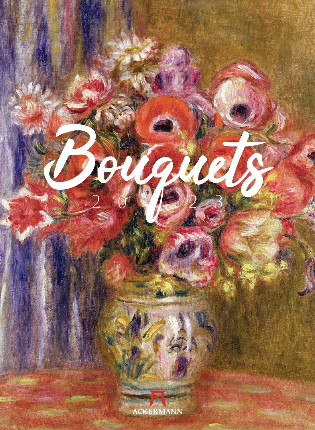 ACKERMANN Bouquets Kunst-Kalender 3333 DE, 33x45cm 2023
