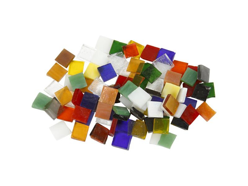 Creativ Company Mosaiksteine 1 x 1 cm 700 Stück, Breite: 1 cm, Länge: 1 cm, Verpackungseinheit: 700 Stück, Material: Mosaiksteine, Farbe: Mehrfarbig