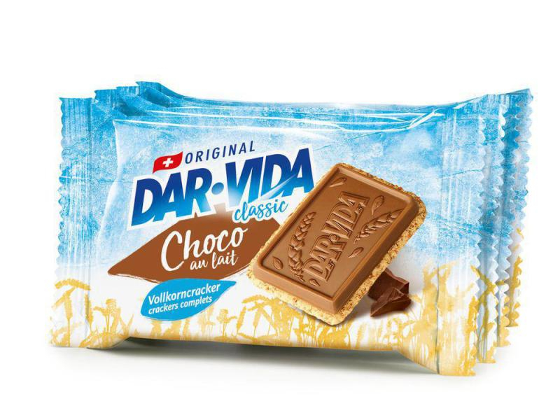 Dar-Vida Snack Choco au lait 4 x 46 g, Produkttyp: Riegel mit Schokolade, Ernährungsweise: Vegetarisch, Packungsgrösse: 184 g, Fairtrade: Nein, Bio: Nein, Natürlich Leben: Nein
