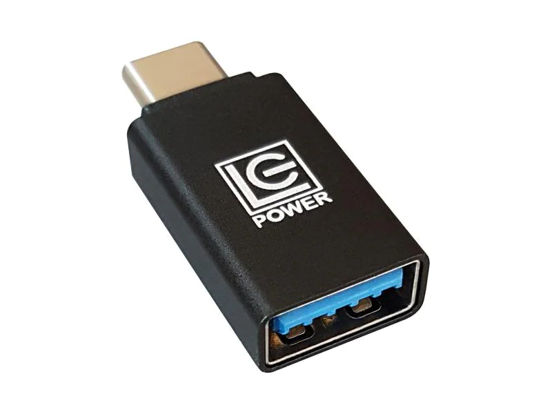 LC-Power USB 3.1 Adapter USB-C Stecker - USB-A Buchse, USB Standard: 3.1 Gen 2 (10 Gbps), Winkelstecker: Nein, Steckertyp Seite B: USB-A Buchse, Besondere Eigenschaften: Keine, Steckertyp Seite A: USB-C Stecker