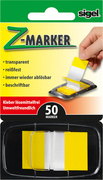 sigel Haftmarker "Z-Marker" Film Color-Tip, gelb, 50 Blatt