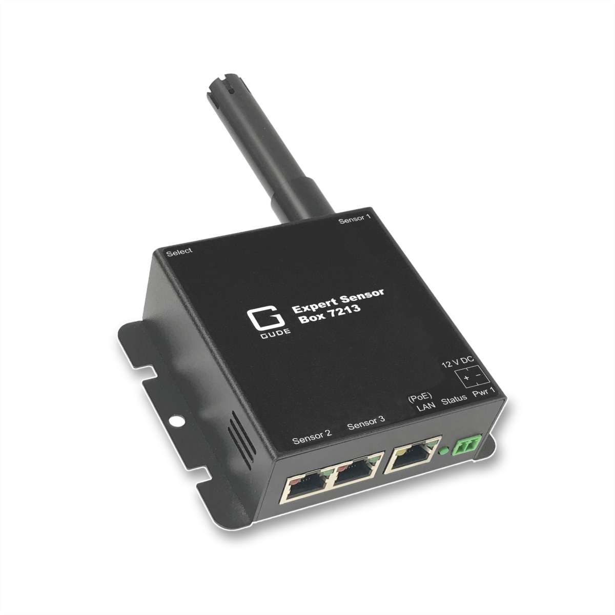 GUDE Sensor 7213-12 Expert Sensor Box Temp-H, Schnittstellen: Erweiterungsanschluss, Modultyp: Monitoring-Module, Remote Zugriff Art: Ethernet