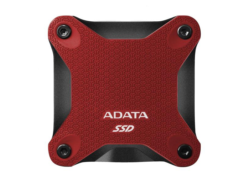 ADATA Externe SSD SD600Q 240 GB, Stromversorgung: Per Datenkabel, Speicherkapazität total: 240 GB, Speicherverschlüsselung: Keine, Farbe: Rot, Dateisystem: exFAT (Windows & Mac OS), Schnittstellen: USB 3.1