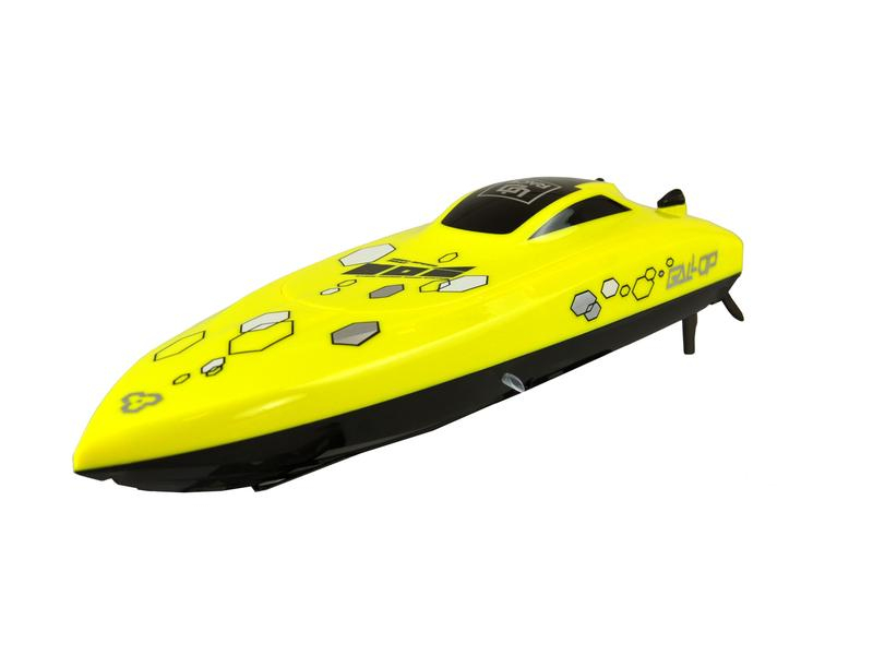 Amewi Speedboot Neon Hornet 2.4GHz, RTR, Fahrzeugtyp: Speedboot, Antriebsart: Elektro Brushed, Modellausführung: RTR (Ready to Run), Benötigt zur Fertigstellung: Batterien für Sender, Schwierigkeitsgrad: 1. Einsteiger, Selbstaufrichtend: Nein
