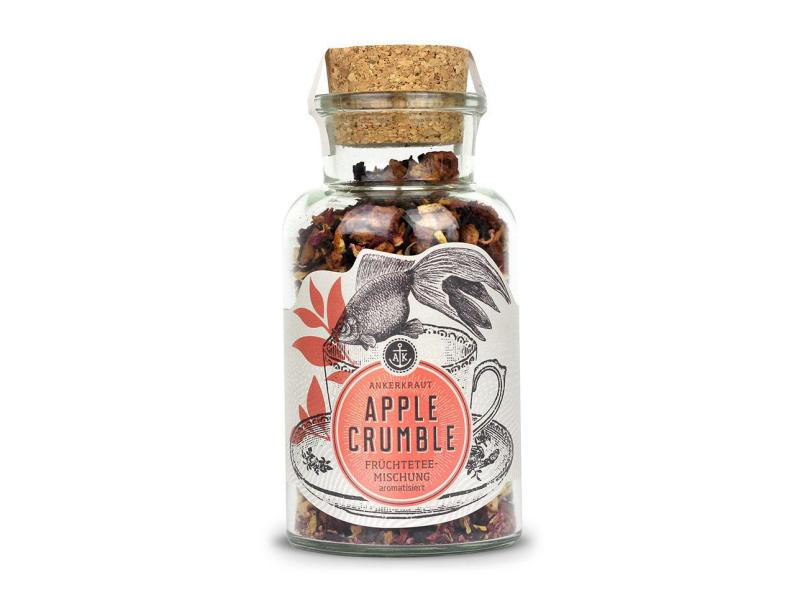 Ankerkraut Teemischung Apple Crumble 95 g, Teesorte/Infusion: Apfel, Packungsgrösse: 95 g, Verpackungseinheit: 1 Stück, Cannabinoide: Keine, Fairtrade: Nein, Teeform: Teemischung