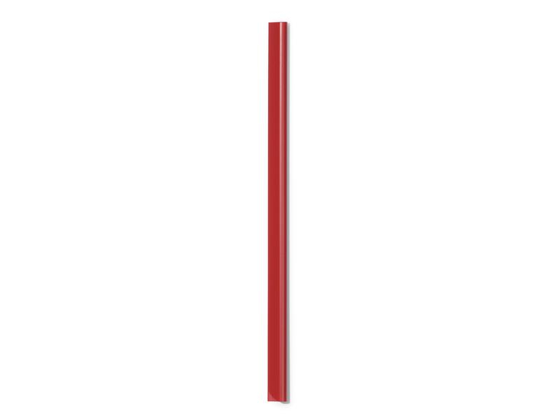 DURABLE Klemmschiene 6 mm, Rot, 50 Schienen, Farbe: Rot, Anzahl Schienen: 50
