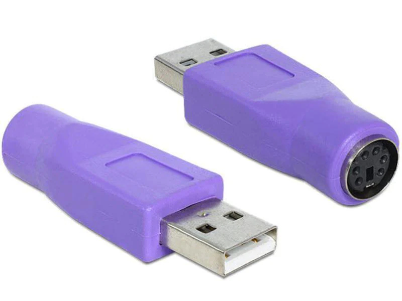 DeLock Adapter USB - PS/2, (m-f) Typ: Adapter, Datenanschluss Seite A: USB 2.0, Datenanschluss Seite B: PS/2 Buchse, Übertragungsart: Seriell, Wichtiger Hinweis: Das PS/2 Gerät muss USB Kompatibel sein. Alternative Artikel 228994