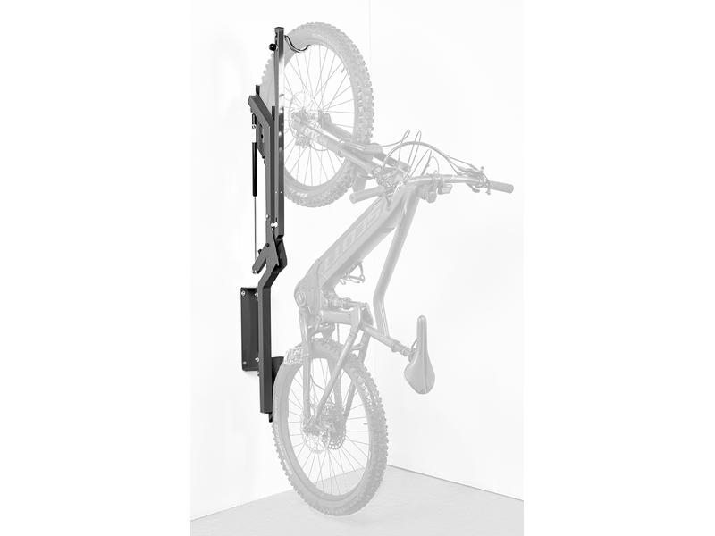 OK-LINE Veloständer Bike Lift für 18- 30 kg, Befestigung: Wand, Anzahl Velos: 1 ×, Farbe: Silber, Sportart: Radsport