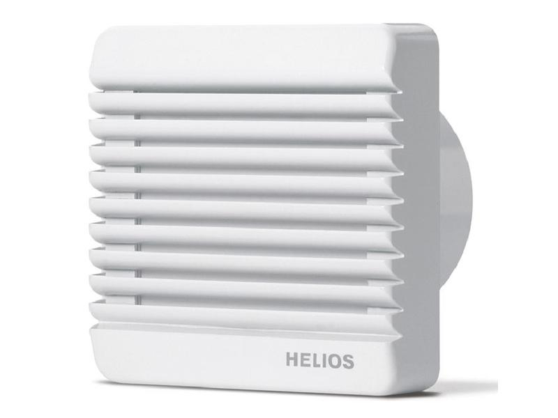 Helios Toilettenventilator 230 V Lüfter ohne Nachlauf HR 90 KE, Einbauöffnung: 97, Farbe: Weiss