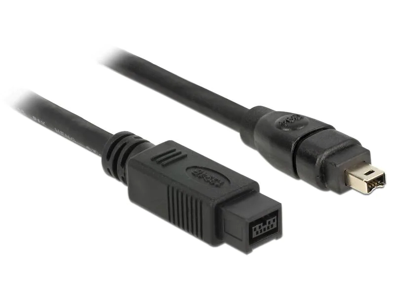Kabel FireWire IEEE 1394B 9Pol/4Pol, 800Mbps, Blister Verpackung, 1 Meter