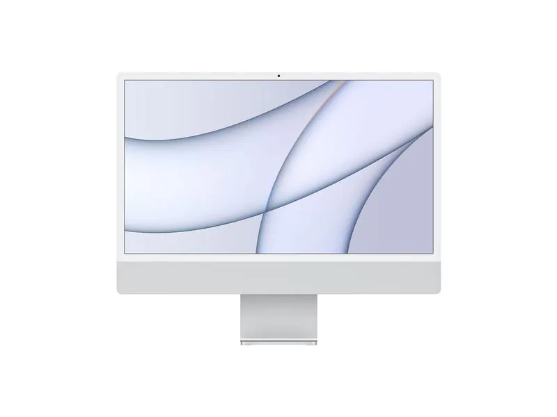 APPLE CTO iMac 24 inch Silver Apple M1 chip 8C CPU 7C GPU 16C N.E. 8GB 256 GB SSD Gigabit Ethernet MM MagKB - CH