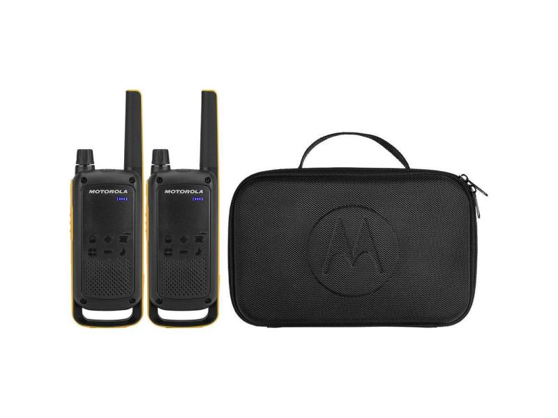 Motorola Funkgeräte-Set TLKR T82 Extreme 2 Stück, Reichweite Max.: 10000 m, Anzahl Kanäle: 16, Verpackungseinheit: 2 Stück, Widerstandsfähigkeit: Spritzwasserdicht