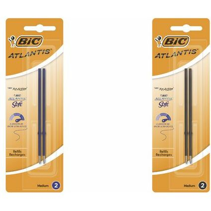 BIC Kugelschreiber-Mine X-Smooth Refill, blau, 2er Blister