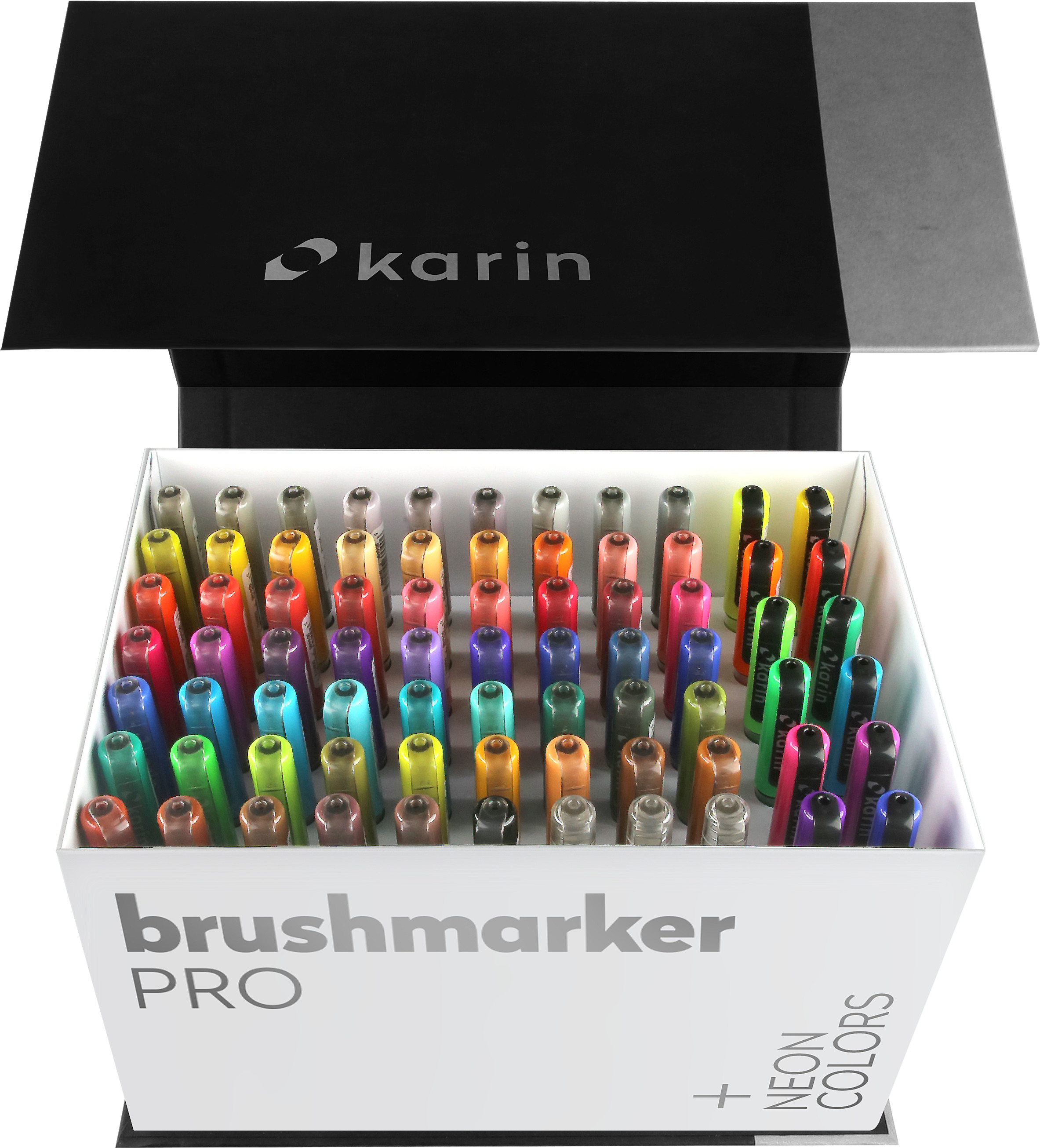 KARIN Brush Marker PRO 27C13 Mega Box 72 Farben