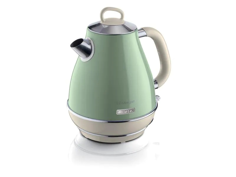 Ariete Tee- und Wasserkocher Vintage Grün Zubereitungssystem: Teesieb, Farbe: Grün, Positionierung Temperaturanzeige: Keine