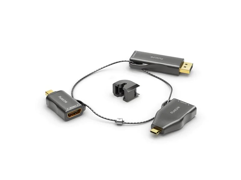 PureLink Adapterring IQ-AR200 HDMI 4K/60Hz, Kabeltyp: Adapter, Videoanschluss Seite A: HDMI, Videoanschluss Seite B: USB Type-C, Mini-DisplayPort, DisplayPort