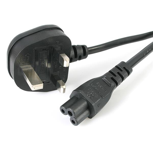 2M C5 LAPTOP POWER CORD - UK PLUG TO IEC320 C5 POWER CABLE  NMS NS CABL