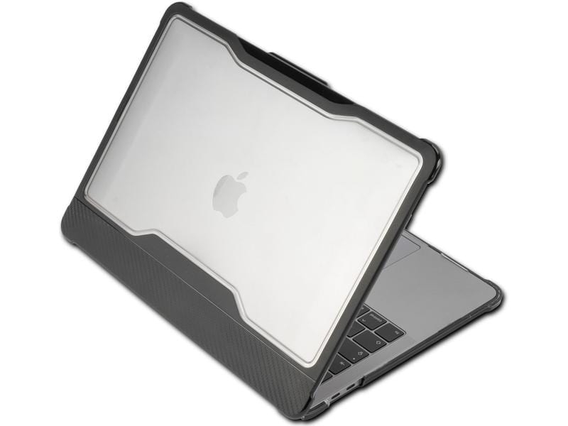 4smarts Tablet Back Cover Clip Sturdy MacBook Air 13", Kompatible Hersteller: Apple, Bildschirmdiagonale: 13 ", Tablet Kompatibilität: MacBook Air 13", Material: Polycarbonat, Standfuss: Nein, Detailfarbe: Schwarz, Transparent