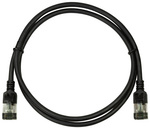LogiLink Patchkabel Ultraflex, Kat.6A, S/FTP, 0,25 m,schwarz