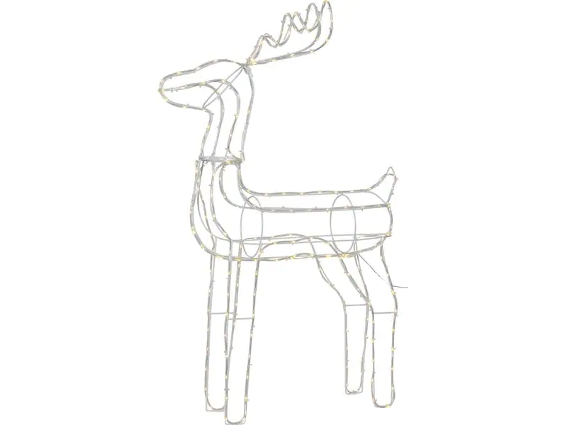 Star Trading LED-Figur Silhouette Tuby Deer, 105 cm, Transparent, Betriebsart: Netzbetrieb, Aussenanwendung: Ja, Timerfunktion: Nein, Leuchtenfarbe: Transparent