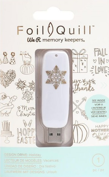 We R Memory Keepers Design USB-Stick Festtage, Zubehörtyp: Designsammlung, Kompatible Geräte: We R Memory Keepers Foil Quill