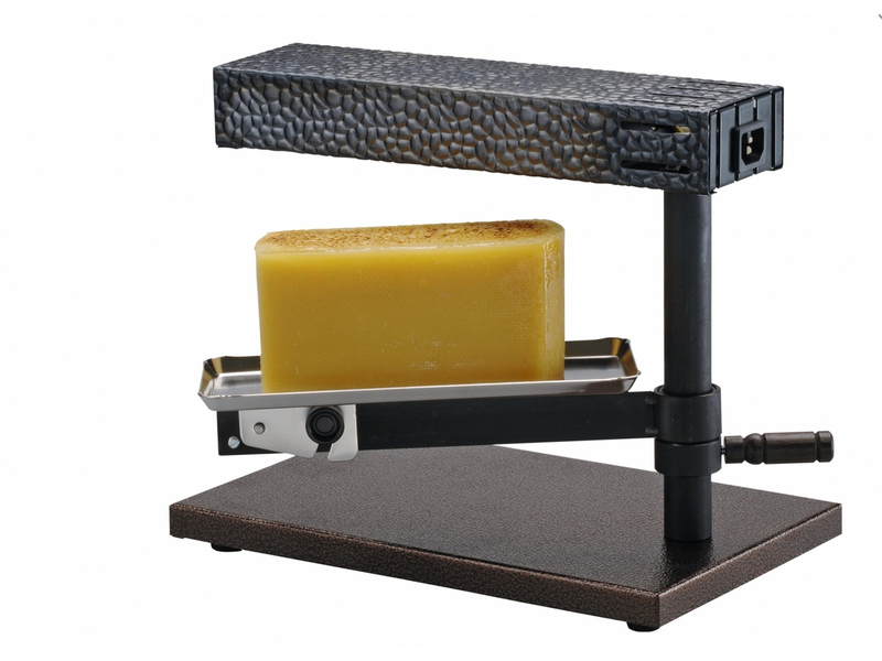 TTM Raclette-Gerät Racletta, Kippfunktion, Anzahl Käsehälften: 1 Stück, Käseform: Rechteck; Dreieck, Plattengrösse (Länge x Breite): 31 x 19 cm