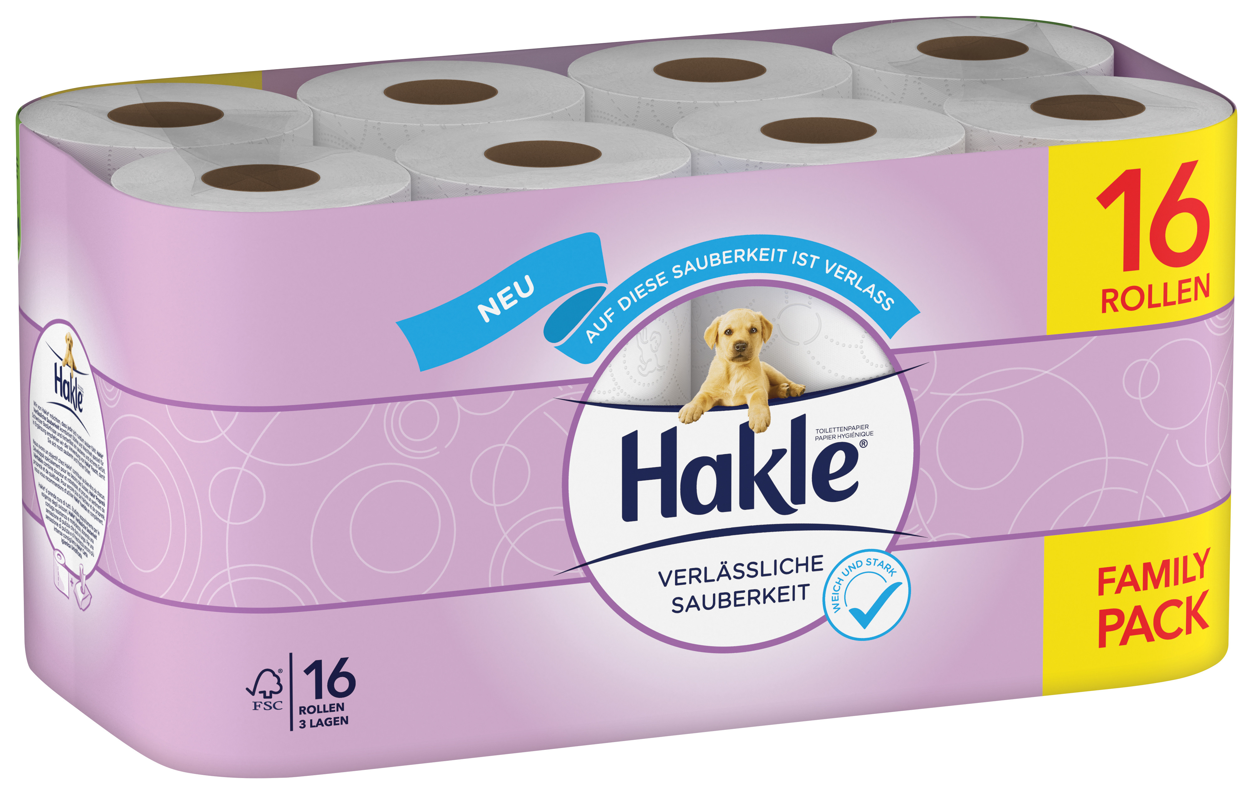 HAKLE Toilettenpapier 4161843 16 Rollen