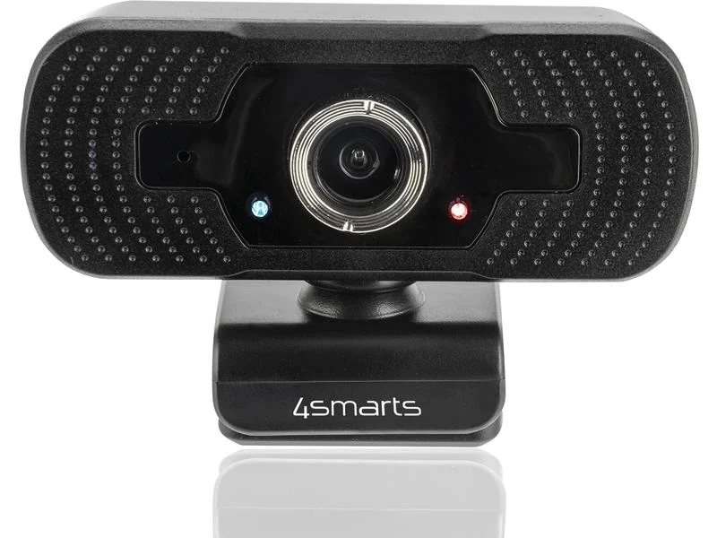 4smarts Webcam C1 Full HD, Eingebautes Mikrofon: Ja, Schnittstellen: USB Typ A, Webcam Auflösung: 1920 x 1080 (Full HD)