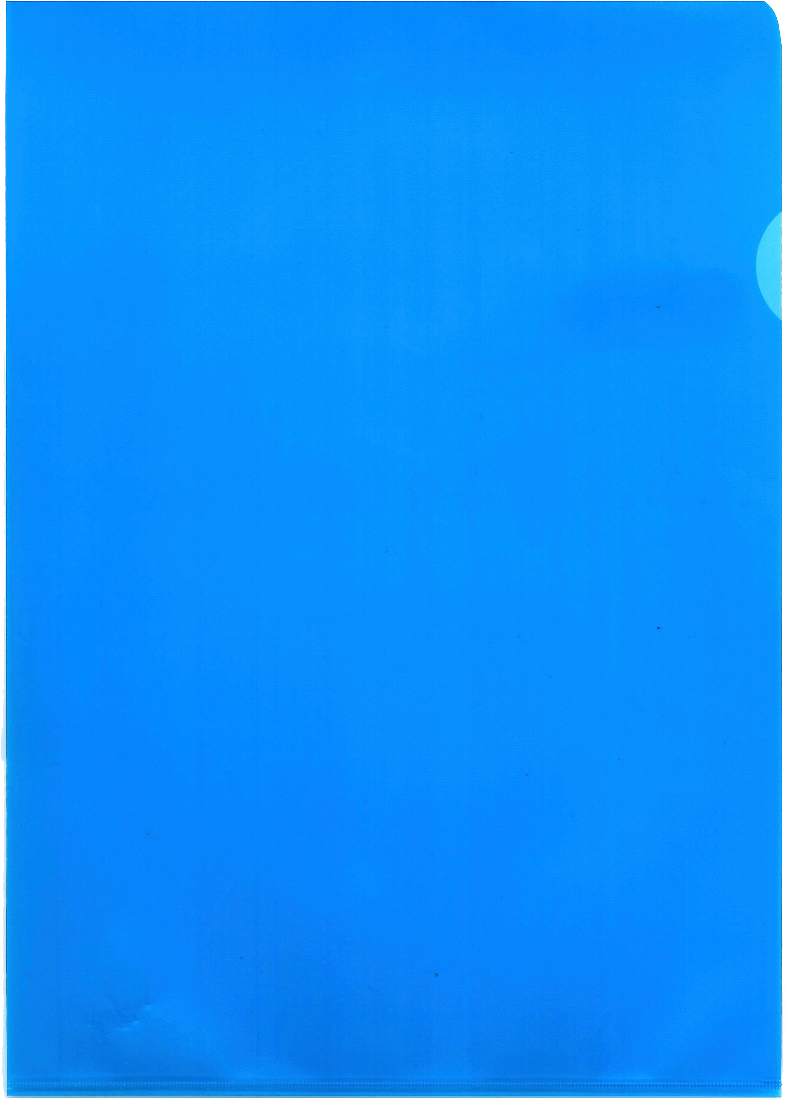 BÜROLINE Sichtmappen PP A4 667302 blau, matt 10 Stück
