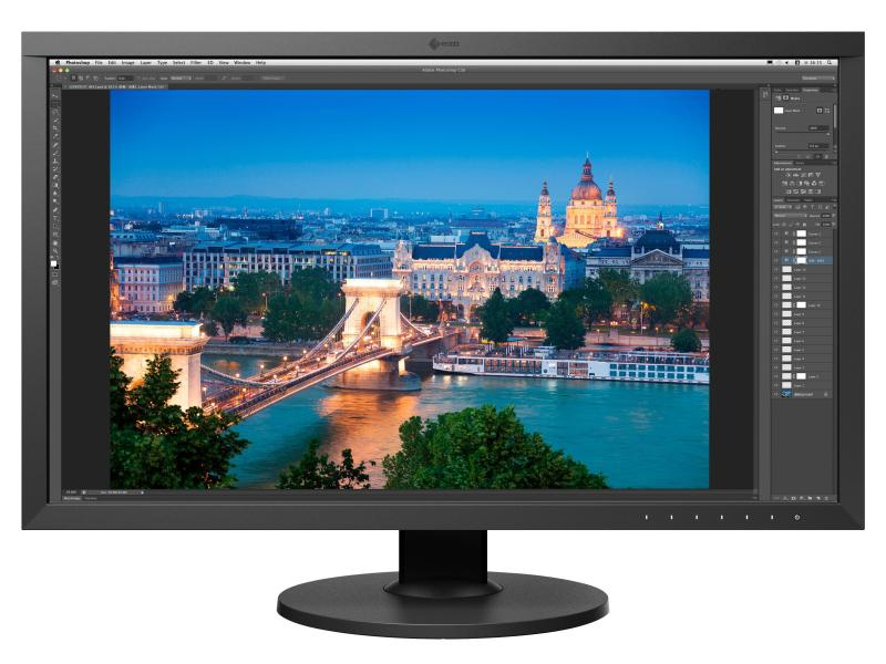 EIZO CS2731-Swiss Edition, 27 Zoll LED, 2560 x 1440 Pixel, 16:9, DVI HDMI USB, Schwarz
