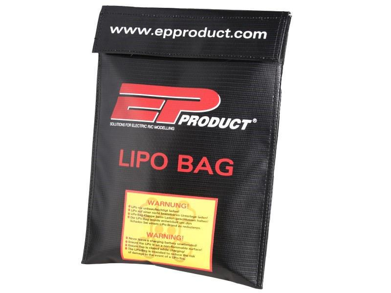 EP LiPo-Tasche, Tiefe: 230 mm, Breite: 295 mm, Anzahl Fächer: 1 ×, Höhe: 6 mm, Bauform: Tasche