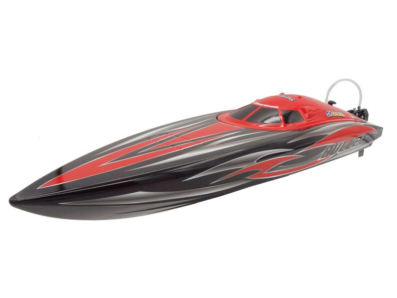 Amewi Speedboot Bullet V3 Mono 4S Brushless ARTR, Fahrzeugtyp: Speedboot, Antriebsart: Elektro Brushless, Modellausführung: ARTR (Almost Ready to Run), Benötigt zur Fertigstellung: Batterien für Sender, Akku (2x), Ladegerät, Schwierigkeitsgrad: 2. For