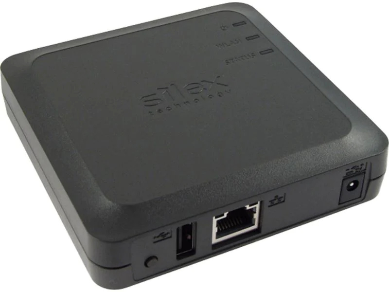 Silex Geräteserver DS-520AN, Übertragungsart: LAN (GB), WLAN, Anzahl Ports: 1, Schnittstellen: USB 2.0