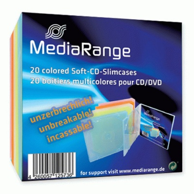 CD / DVD Retail Pack 20er Slimcase Color