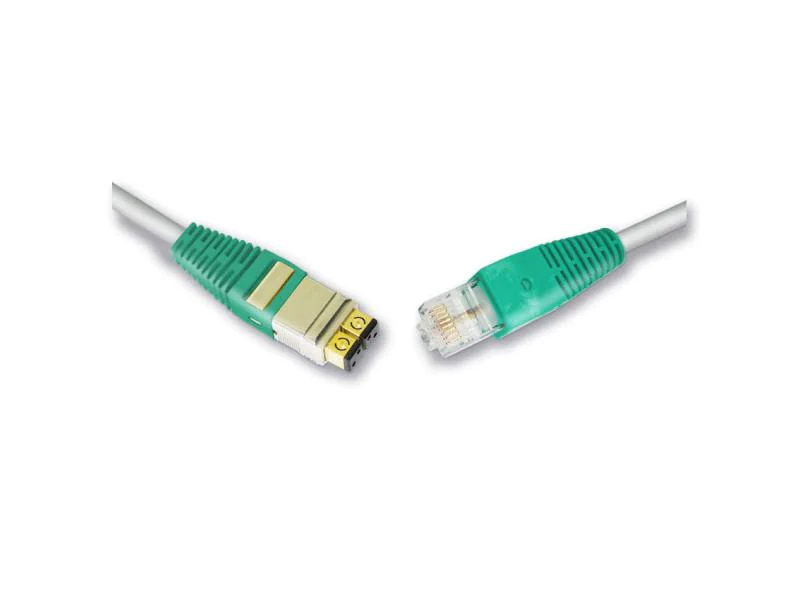 BKS HomeNet Patchkabel 1.0m, MMC/RJ45 Stecker, für Telefonie ISDN, 2x2 ungeschirmt (UTP),