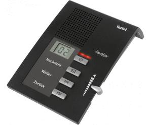 tiptel Ergophone 307 analog, 1 Ansage, 20 Aufzeichnungen, 40 Minuten Aufnahmekapazität,