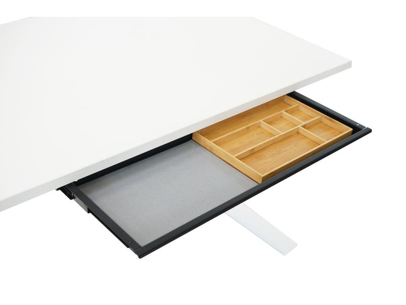 Actiforce Materialschublade SL Schwarz, Inklusiv Tischplatte: Nein, Material: Holz, Aluminium, Gewicht: 4 kg, Belastbarkeit: 2 kg, Farbe: Schwarz